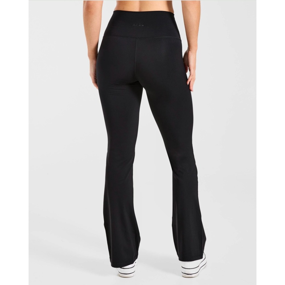 AYBL Womens Black Sculpt Flare Leggings Yoga Pants Size Small Activewear Wide